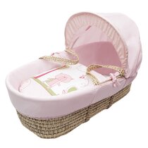 Moses basket bedding set hotsell cover hood and quilt